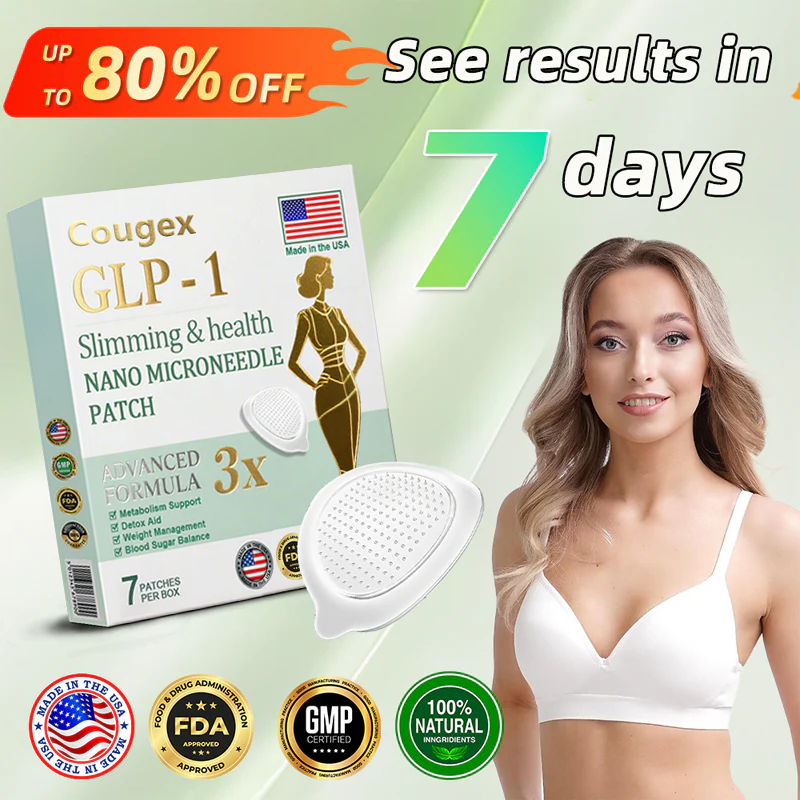 Cougex® Nano-Microneedle Wellness Patch | Curbs Cravings + Sustained Release | USA-Made
