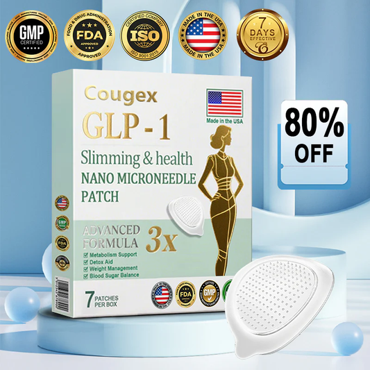 Cougex® Nano-Microneedle Wellness Patch | Curbs Cravings + Sustained Release | USA-Made